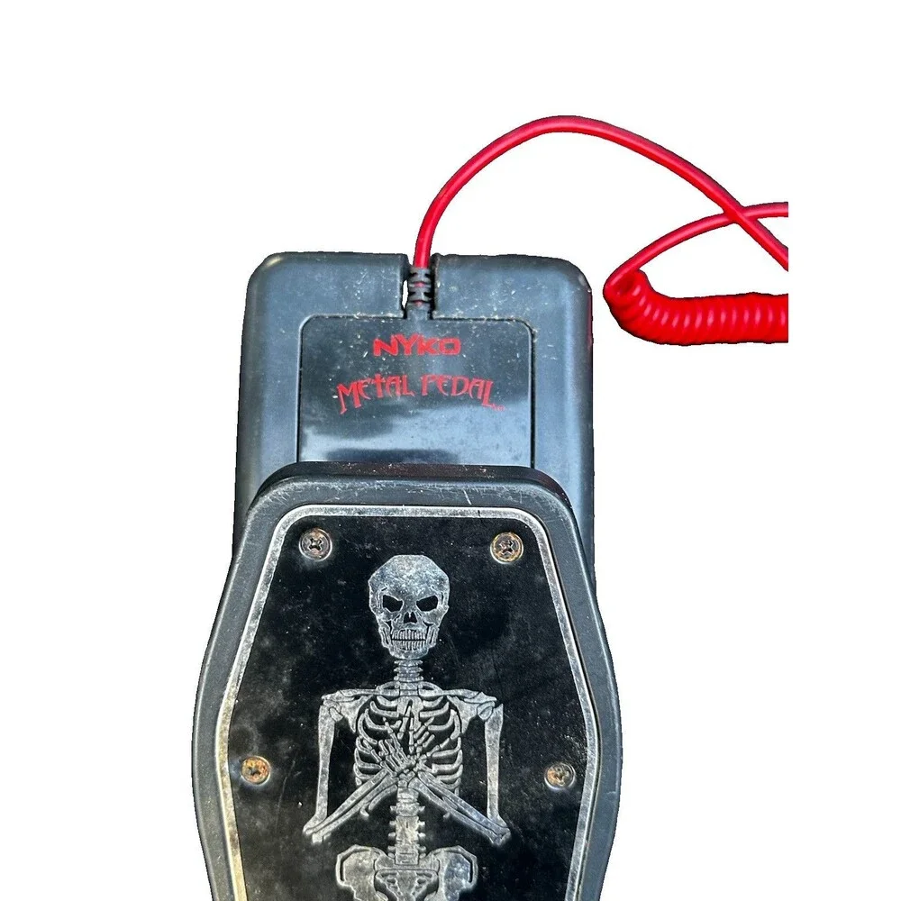 NYKO Metal Pedal Wired Drum RockBand Guitar Hero Video Game Skeleton ROCK BAND